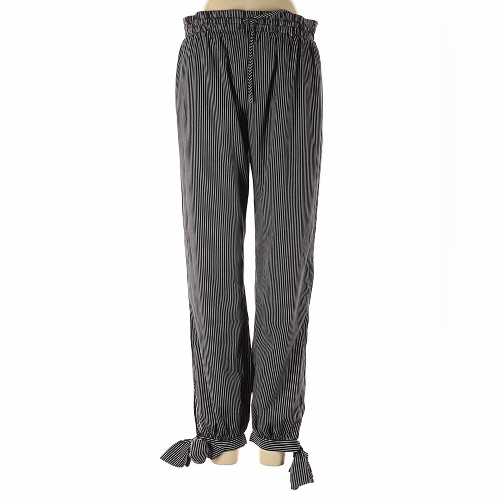 NWOT Anthropologie Harlyn Black and White Striped Pants size XS